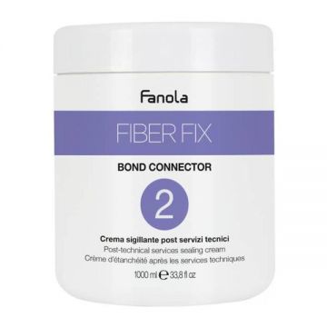 Masca de Sigilare pentru Par Vopsit sau Decolorat- Fanola Fiber Fix Bond Connector N.2  Sealing Cream Coloring-Bleaching, 1000 ml