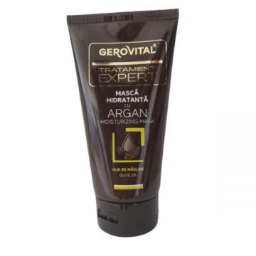 Masca Hidratanta cu Argan si Ulei de Masline - Farmec Gerovital Tratament Expert Moisturizing Mask, 150 ml Masca Hidratanta cu Argan si Ulei de Masline - Farmec Gerovital Tratament Expert Moisturizing Mask, 150 ml