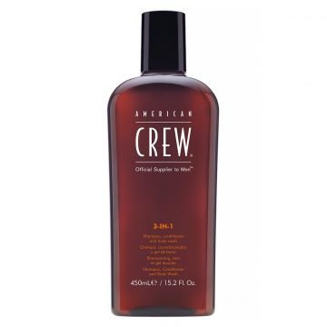 3-in-1 shampoo + conditioner and body wash 450 ml