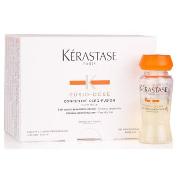 Tratament Intensiv Nutritiv - Kerastase Fusio - Dose Concentre Oleo - Fusion 10 fiole x 12 ml