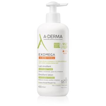 A-Derma Exomega Control Emollient Lotion lapte de corp impotriva iritatiilor si mancarimilor