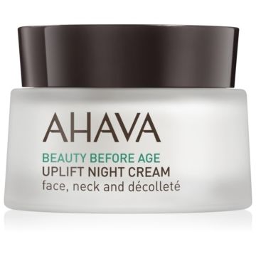 AHAVA Beauty Before Age crema de noapte cu efect lifting pentru fata, gat si piept