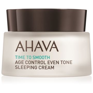 AHAVA Time To Smooth crema radianta de noapte impotriva primelor semne de imbatranire ale pielii