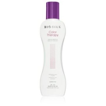 Biosilk Color Therapy Lock & Protect ingrijire leave-in pentru păr vopsit