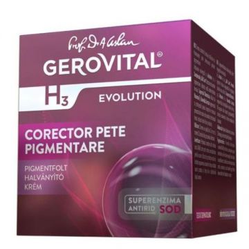 Corector Pete Pigmentare - Gerovital H3 Evolution Dark Spots Corrector, 50 ml
