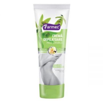 Crema Depilatoare Piele Sensibila - Farmec, 150 ml