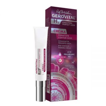 Crema Fermitate Contur Ochi - Gerovital H3 Evolution Perfect Look, 15 ml
