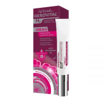 Crema Fermitate Contur Ochi Gerovital H3 Evolution Perfect Look, 15ml
