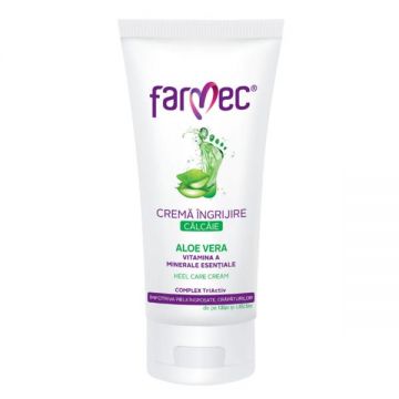 Crema ingrijire calcaie Aloe Vera Farmec, 100ml