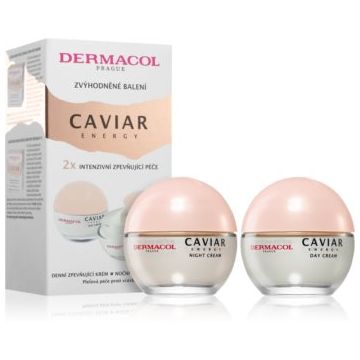 Dermacol Caviar Energy lift crema de fata pentru fermitate pachet duo