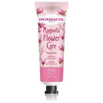 Dermacol Flower Care Magnolia crema de maini hranitoare cu arome florale