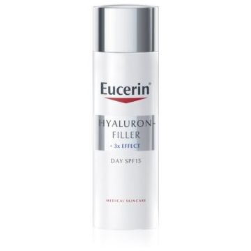 Eucerin Hyaluron-Filler + 3x Effect crema de zi împotriva îmbătrânirii pielii