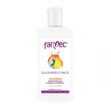 Lotiune pentru Maini cu Glicerina Citrica - Farmec, 150 ml