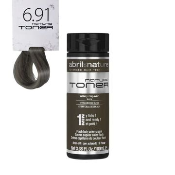 Masca nuantatoare cu acid hialuronic pentru par Nature Tonner Abril et Nature 6.91 Blond inchis maro-gri, 100 ml Masca nuantatoare cu acid hialuronic pentru par Nature Tonner Abril et Nature 6.91 Blond inchis maro-gri, 100 ml