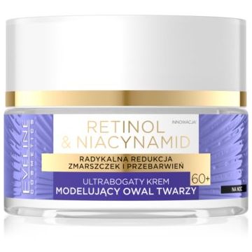 Eveline Cosmetics Retinol & Niacynamid crema regeneranta de noapte 60+