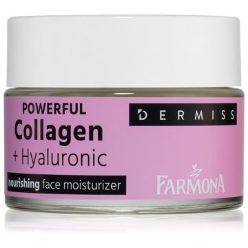 Farmona Dermiss Powerful Collagen + Hyaluronic Crema de fata Hrănitoare pentru zi și noapte