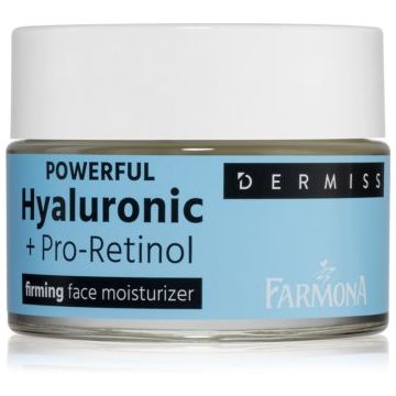 Farmona Dermiss Powerful Hyaluronic + Pro-Retinol crema de fata cu efect de fermitate