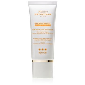 Institut Esthederm Photo Regul Pigmentation Irregularities Unifying Protective Care tratament pentru îndepărtarea petelor pigmentare cu o protectie UV ridicata