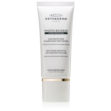 Institut Esthederm Photo Reverse Brightening Protective Anti-Dark Spots Face Care tratament de îngrijire și protecție pentru petele pigmentare cu o protectie UV ridicata