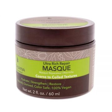 Masca de Par cu Efect Reparator Macadamia Professional Ultra Rich Moisturing Mask, 60ml Masca de Par cu Efect Reparator Macadamia Professional Ultra Rich Moisturing Mask, 60ml