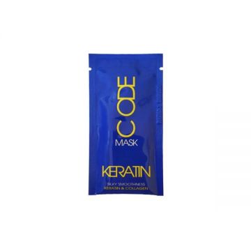 Masca Keratin Code  cu Keratina si Colagen Plic, 10ml