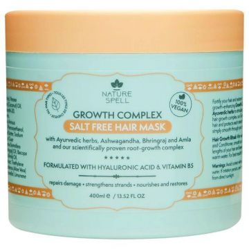 Masca pentru Crestere & Reparare Intensa a Parului  - Nature Spell Hair Growth Mask, 400ml