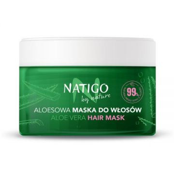 Masca pentru par Natigo By Nature  cu aloe vera 99% natural ingredients, 200ml