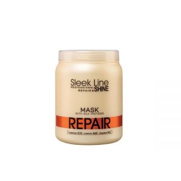 Masca reparatoare Sleek Line pentru par deteriorat, 1000ml