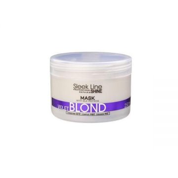 Masca Sleek Line Violet Blond  - contine pigment neutralizant violet, 250ml