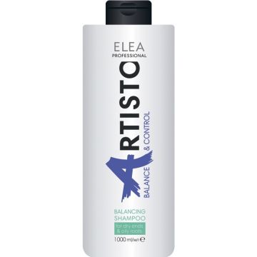 Sampon pentru varfuri uscate si radacini de par gras Balance&Control Elea Professional Artisto, 1000 ml