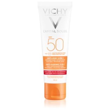 Vichy Capital Soleil crema protectoare impotriva imbatranirii pielii SPF 50
