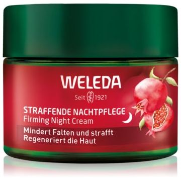 Weleda Pomegranate crema de noapte pentru fermitate cu maca-peptide
