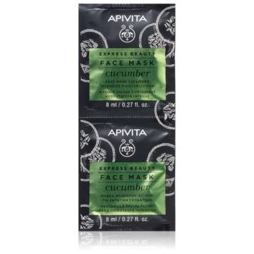 Apivita Express Beauty Moisturizing Face Mask Cucumber mască facială intens hidratantă