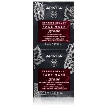 Apivita Express Beauty Firming Face Mask Grape Masca pentru ten anti riduri