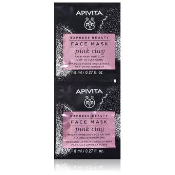 Apivita Express Beauty Cleansing Face Mask Pink Clay masca faciale