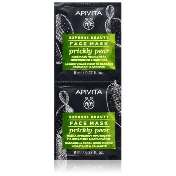 Apivita Express Beauty Moisturizing Face Mask Prickly Pear masca calmanta pentru fata cu efect de hidratare