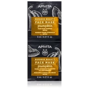 Apivita Express Beauty Detox Face Mask Pumpkin masca faciala detoxifianta