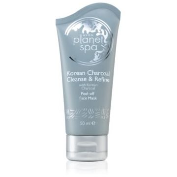 Avon Planet Spa Korean Charcoal Cleanse & Refine mască facială de acoperire cu cărbune activ