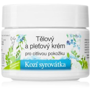 Bione Cosmetics Kozí Syrovátka Cremă nutritivă pentru față și corp pentru piele sensibila