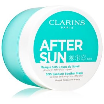 Clarins After Sun SOS Sunburn Soother Mask masca -efect calmant dupa expunerea la soare Clarins After Sun SOS Sunburn Soother Mask masca -efect calmant dupa expunerea la soare