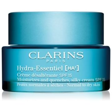 Clarins Hydra-Essentiel [HA²] Silky Cream SPF 15 cremă hidratantă mătăsoasă SPF 15