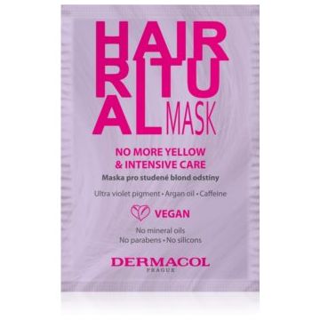 Dermacol Hair Ritual masca pentru nuante inchise de blond