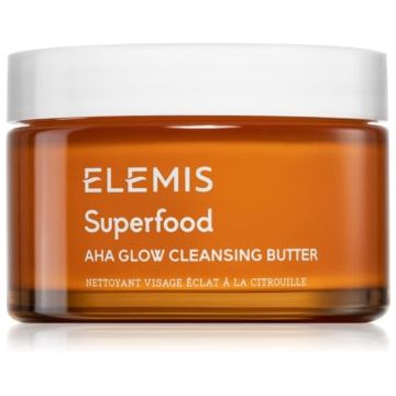 Elemis Superfood AHA Glow Cleansing Butter masca de fata pentru curatare pentru o piele mai luminoasa Elemis Superfood AHA Glow Cleansing Butter masca de fata pentru curatare pentru o piele mai luminoasa