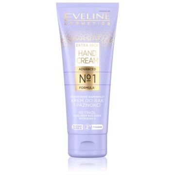 Eveline Cosmetics Extra Rich No 1. crema Intensiv Regeneratoare pentru maini si unghii