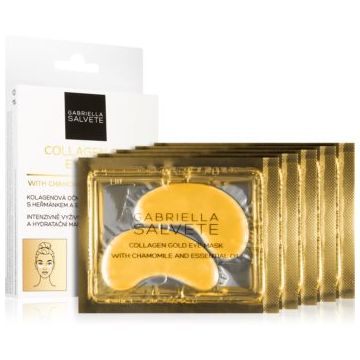 Gabriella Salvete Eye Mask Collagen Gold Masca pentru ochi pentru reducerea cearcanelor cu colagen