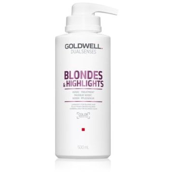 Goldwell Dualsenses Blondes & Highlights masca pentru regenerare neutralizeaza tonurile de galben
