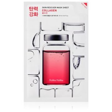Holika Holika Skin Rescuer Collagen masca de celule cu efect de fermitate cu colagen