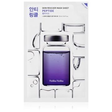 Holika Holika Skin Rescuer Peptide mască textilă revitalizantă cu peptide
