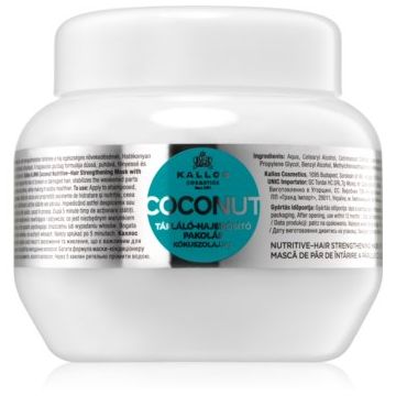 Kallos KJMN Professional Coconut masca hranitoare pentru par deteriorat