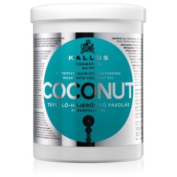 Kallos KJMN Professional Coconut masca hranitoare pentru par deteriorat